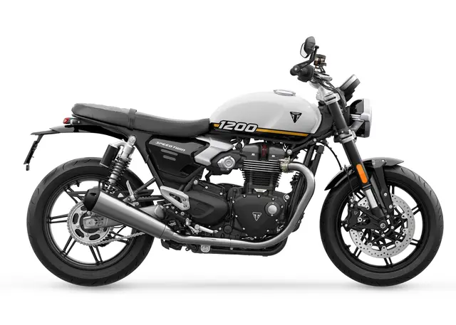 Triumph Speed Twin 1200 2025 CRYSTAL WHITE / SAPPHIRE BLACK 
