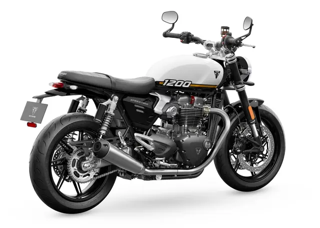 Triumph Speed Twin 1200 2025 CRYSTAL WHITE / SAPPHIRE BLACK 