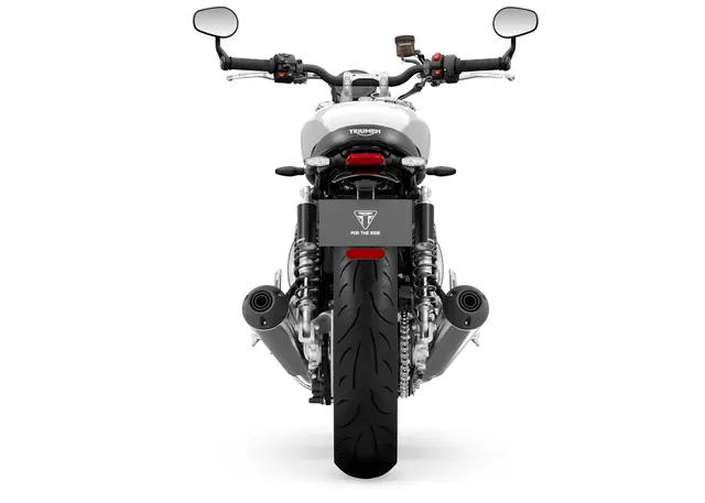 Triumph Speed Twin 1200 2025 CRYSTAL WHITE / SAPPHIRE BLACK 