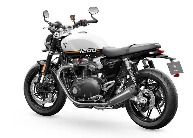 Triumph Speed Twin 1200 2025 CRYSTAL WHITE / SAPPHIRE BLACK 