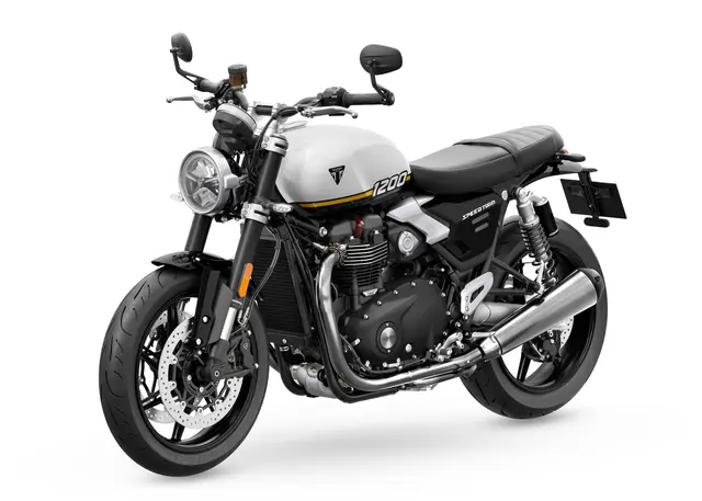 Triumph Speed Twin 1200 2025 CRYSTAL WHITE / SAPPHIRE BLACK 