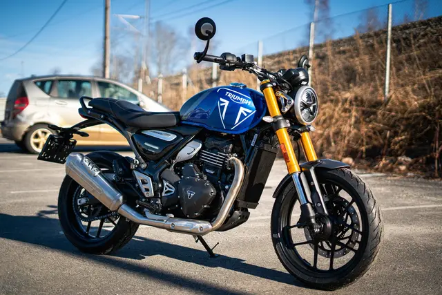 Triumph Speed 400 2024 Snart klar til prøvekjøring! 