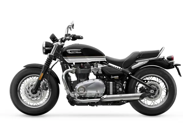 Triumph Bonneville Speedmaster 2026 SAPPHIRE BLACK / CRYSTAL WHITE 