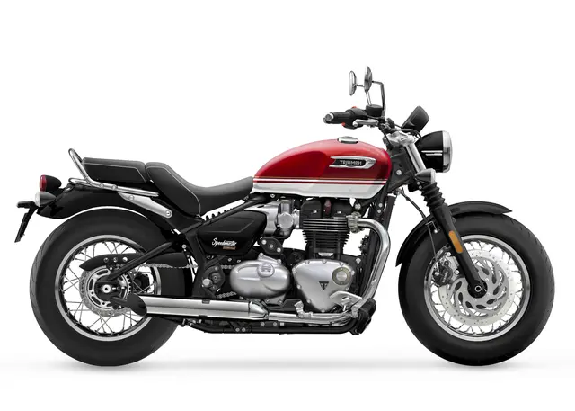 Triumph Bonneville Speedmaster 2026 CARNIVAL RED / CRYSTAL WHITE 