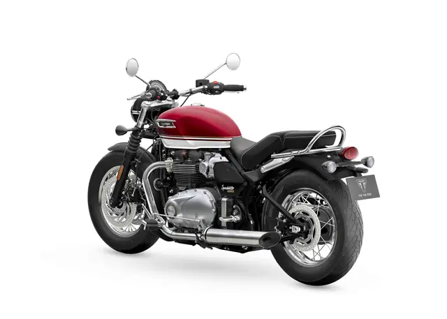 Triumph Bonneville Speedmaster 2026 CARNIVAL RED / CRYSTAL WHITE 