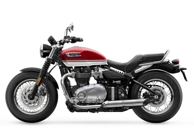 Triumph Bonneville Speedmaster 2026 CARNIVAL RED / CRYSTAL WHITE 