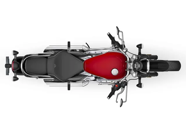 Triumph Bonneville Speedmaster 2026 CARNIVAL RED / CRYSTAL WHITE 