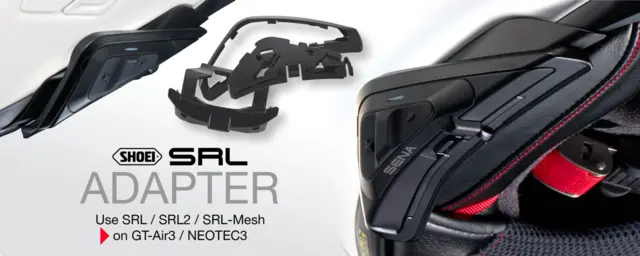 Shoei SRL 3 Adapter Kit Bruk SRL/SRL2/SRL Mesh på GTA/Neo 3 