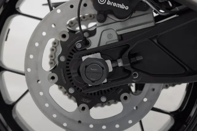 Sw-Motech slider set for rear axle Black. KTM 1050/1090/1190 Adv, 1290 SAdv 