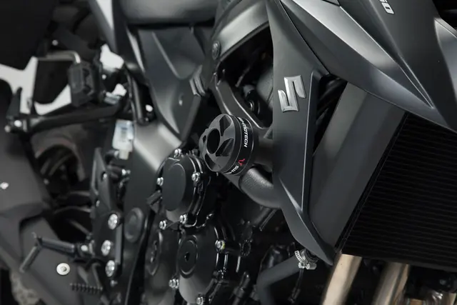 Sw-Motech Slider set for frame Black. Yamaha MT-03 (16-)/Suzuki GSX-S75 