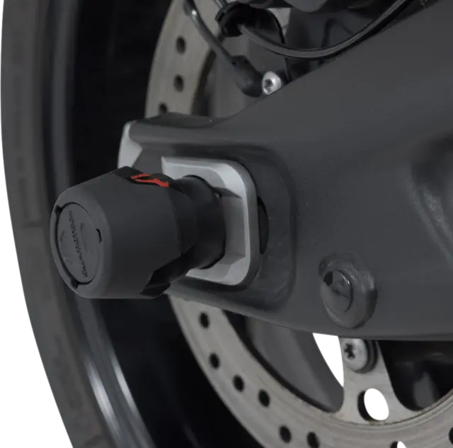 Sw-Motech Slider set for hjulaksel Bak Black. Triumph Tiger 800 models (10-). 