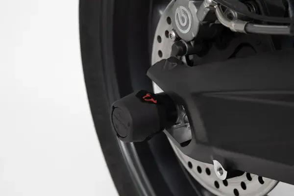 Sw-Motech Slider Set for hjulaksel Bak Sort - Street Triple (12-, Daytona (15- 