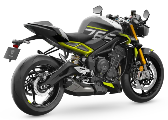 Triumph Street Triple Moto2 2026 Mineral grey / Crystal white 