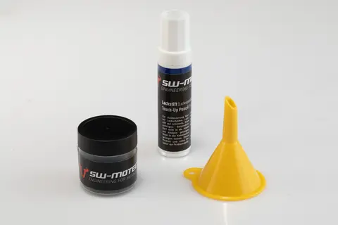 Sw-Motech Paint Repair Set Black satin-gloss.