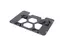 Adapter plate H&#248;yre for SysBag WP L. Sort