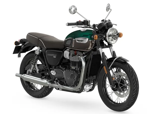 Triumph Bonneville T100 2025 COMPETITION GREEN / IRONSTONE 