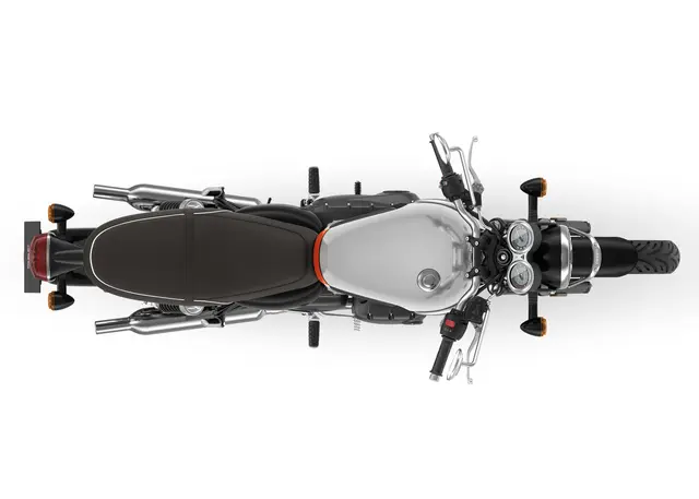 Triumph Bonneville T100 2025 ALUMINIUM / BAJA ORANGE 
