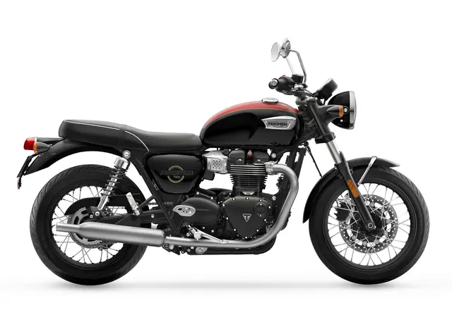 Triumph Bonneville T100 2026 JET BLACK / DIABLO RED 