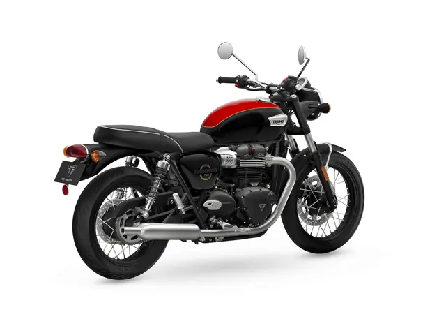 Triumph Bonneville T100 2026 JET BLACK / DIABLO RED 