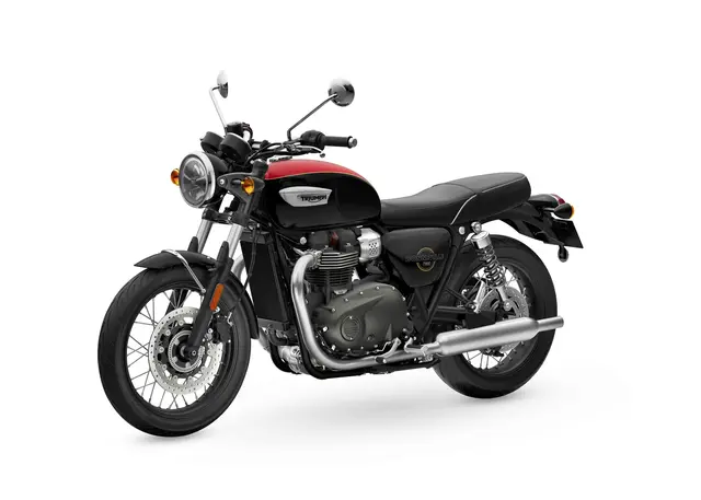 Triumph Bonneville T100 2026 JET BLACK / DIABLO RED 