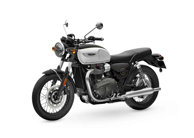 Triumph Bonneville T100 2026 SNOWDONIA WHITE / SAPPHIRE BLACK 