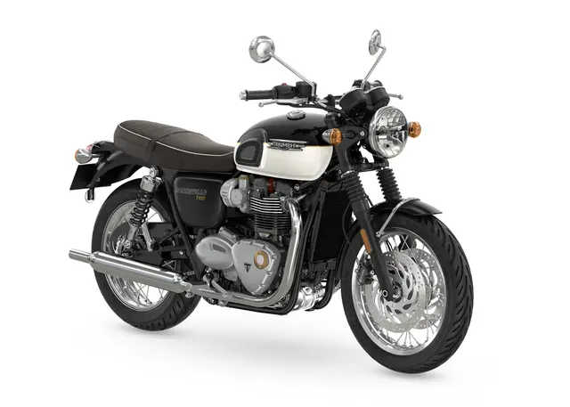 Triumph Bonneville T120 2025 JET BLACK / FUSION WHITE 