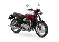 Triumph Bonneville T120 2025 SNOWDONIA / CRANBERRY RED