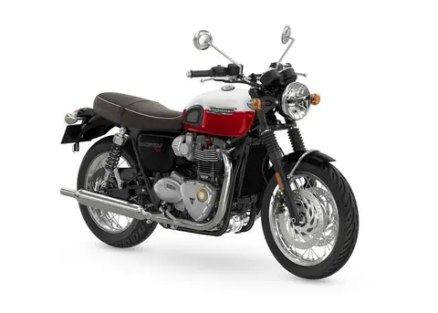 Triumph Bonneville T120 2025 SNOWDONIA / CRANBERRY RED