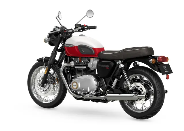 Triumph Bonneville T120 2025 SNOWDONIA / CRANBERRY RED 