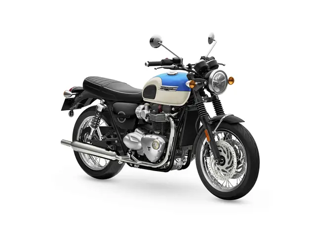 Triumph Bonneville T120 2026 AEGEAN BLUE / NEW ENGLAND WHITE 