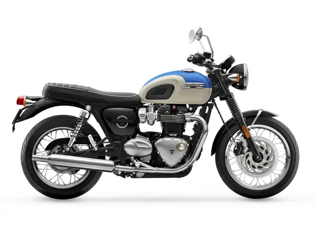 Triumph Bonneville T120 2026 AEGEAN BLUE / NEW ENGLAND WHITE 