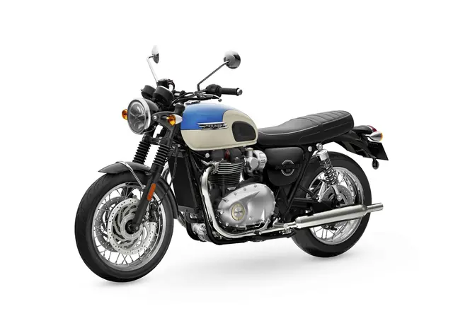 Triumph Bonneville T120 2026 AEGEAN BLUE / NEW ENGLAND WHITE 