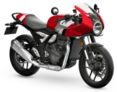 Triumph Thruxton 400 2026 LAVA RED GLOSS / ALUMINIUM SILVER