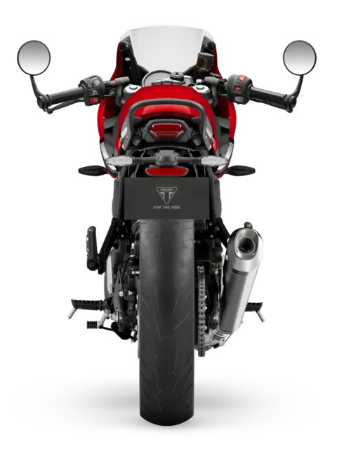 Triumph Thruxton 400 2026 LAVA RED GLOSS / ALUMINIUM SILVER 