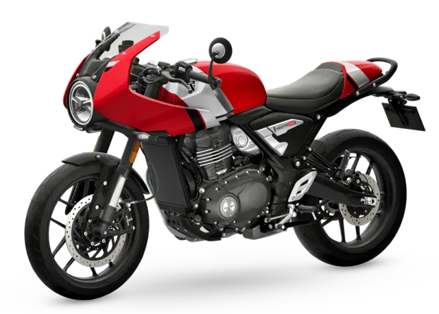 Triumph Thruxton 400 2026 LAVA RED GLOSS / ALUMINIUM SILVER 