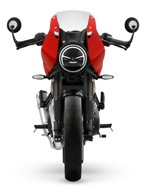 Triumph Thruxton 400 2026 LAVA RED GLOSS / ALUMINIUM SILVER 