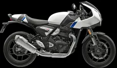 Triumph Thruxton 400 2026 PEARL METALLIC WHITE / STORM GREY