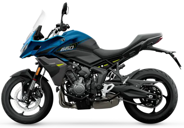 Triumph Tiger Sport 660 2026 INTERSTELLAR BLUE / MINERAL GREY 