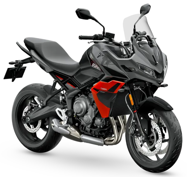 Triumph Tiger Sport 660 2026 SILVER ICE / INTENSE ORANGE 