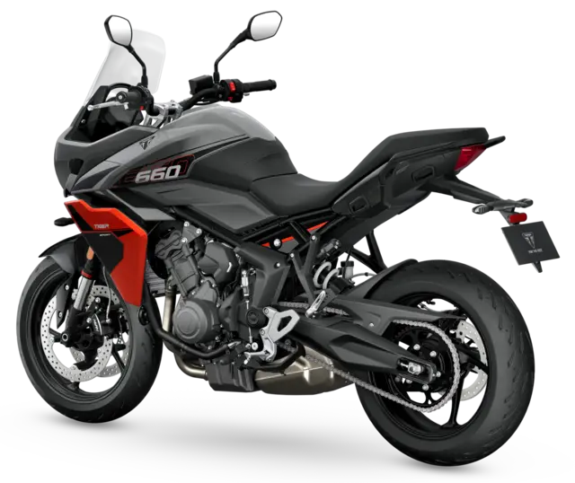 Triumph Tiger Sport 660 2026 SILVER ICE / INTENSE ORANGE 