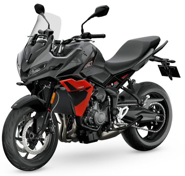 Triumph Tiger Sport 660 2026 SILVER ICE / INTENSE ORANGE 