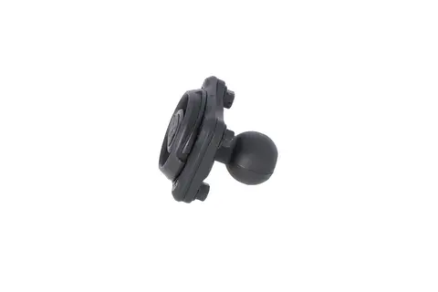Sw-Motech T-Lock holder for socket arm Incl. 1" ball. Black.