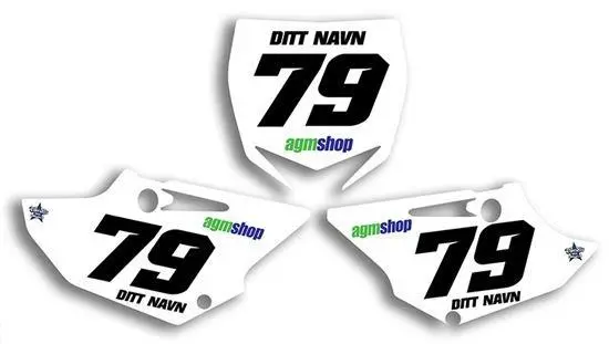 AGM racing 2025 nummerplatedekaler 