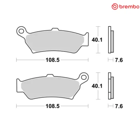 Brembo Off-Road Sintered Metal Bremseklosser Bak R1300 GS