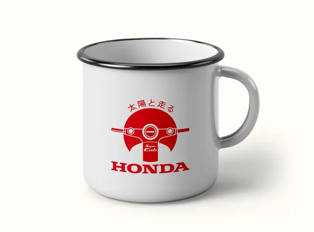 Honda HTG Metall kopp Hvit 