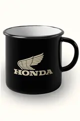 Honda HTG Metall kopp Svart