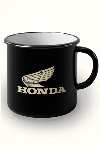 Honda HTG Metall kopp Svart