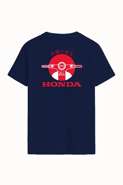 Honda Tribute T-Skjorte 2XL Marineblå 