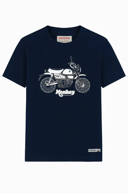 Honda Monkey T-Skjorte 2XL Mørk Blå 