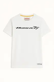 Honda T-Skjorte Hvit. Tribute Hornet